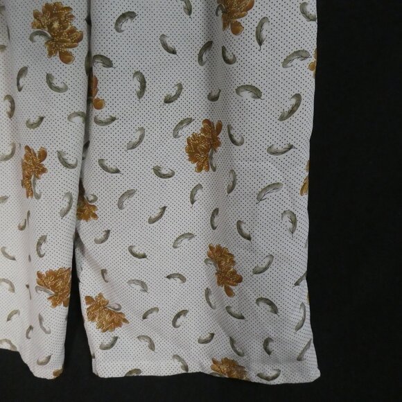 Handmade Floral Print Lounge / Pajama Pants | 13 inch waist, measured - Picture 9 of 16